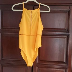 Yellow Bodysuit - Size Large